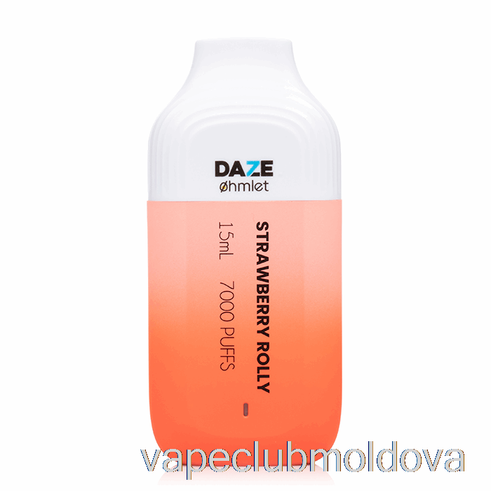 Kit Vape Pod 7 Daze Ohmlet 7000 0% Zero Nicotină De Unică Folosință Căpșuni